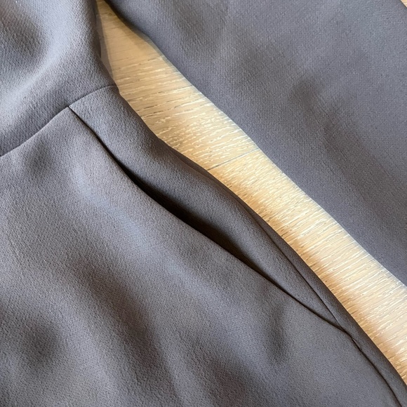 Aritzia Wilfred Vilard Long Sleeve Shift Dress in Taupe - Picture 3 of 7